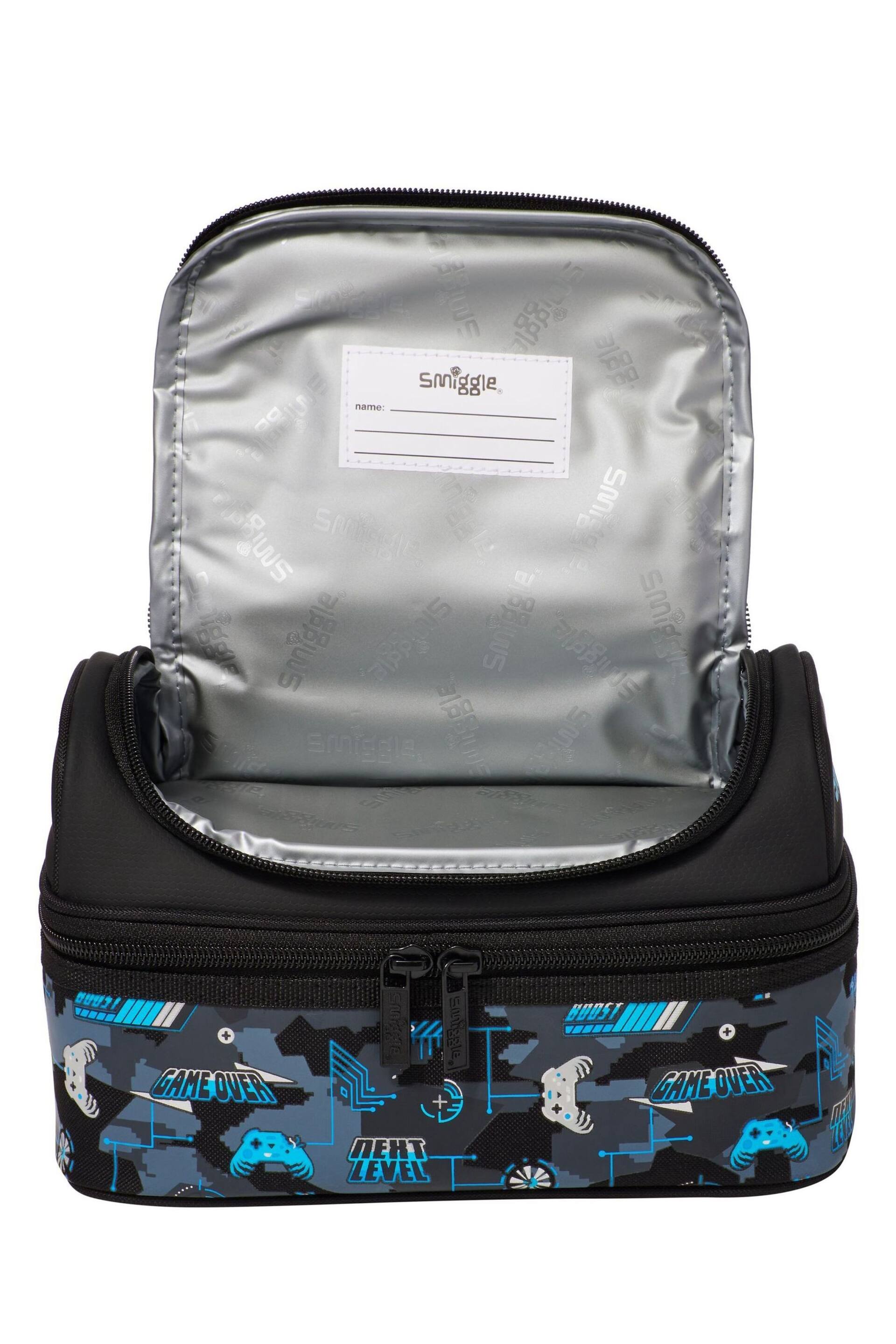 Smiggle Black Hi There Double Decker Lunchbox - Image 2 of 3