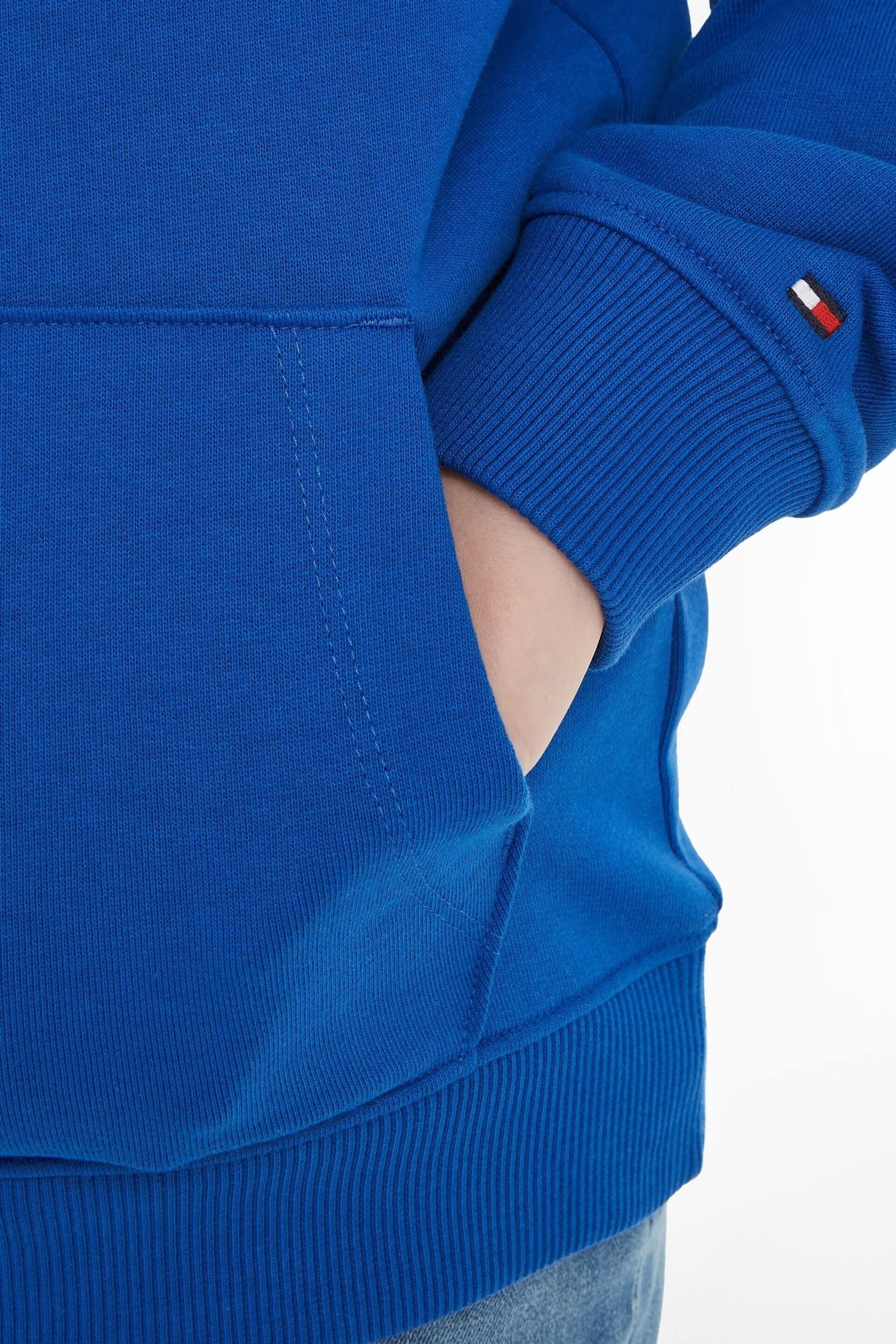 Tommy Hilfiger Blue Essential Hoodie - Image 5 of 5