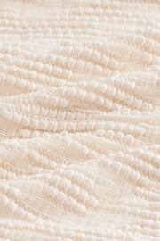 Ecru Twist Front Sleeveless Textured Jersey Maxi Dress - Image 6 of 6