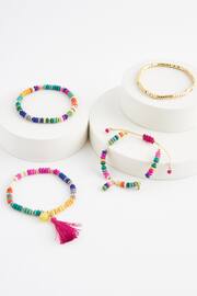 Multi Bright Beaded Bracelet Pack - Image 3 of 4