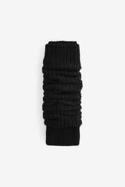 Black Ribbed Leg Warmers 1 Pack - Image 1 of 1