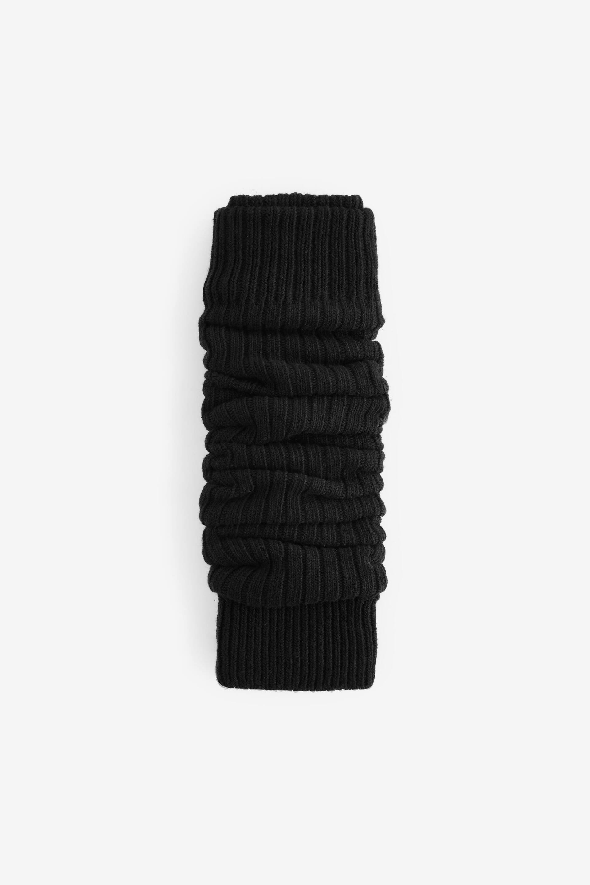 Black Ribbed Leg Warmers 1 Pack - Image 1 of 1