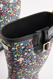 Cath Kidston Black Ditsy Floral Tall Wellies - Image 6 of 7