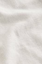 Light Grey Linen Viscose Shorts - Image 9 of 9