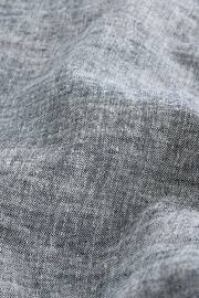 Grey Linen Viscose Shorts - Image 9 of 9