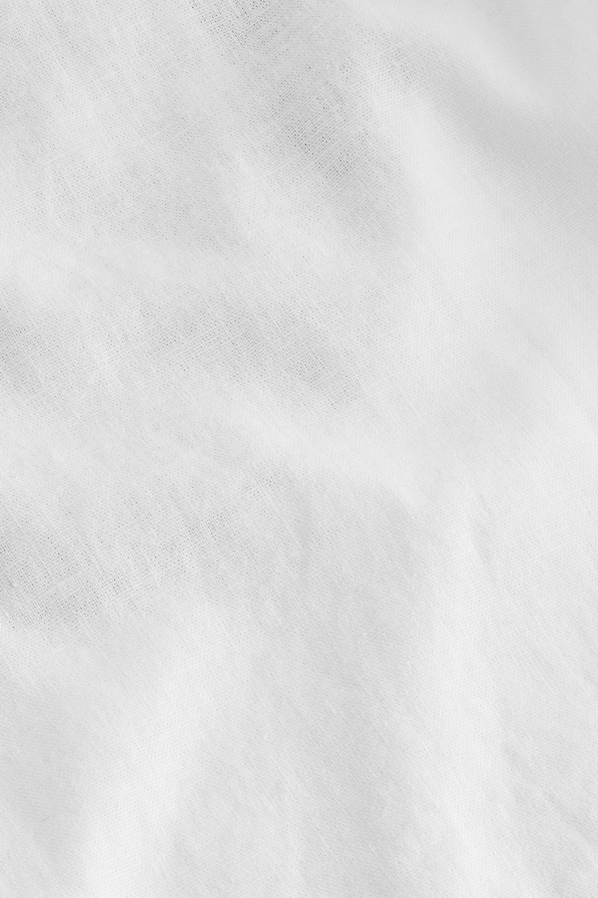 White Linen Viscose Shorts - Image 11 of 11