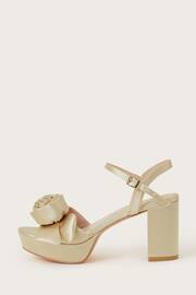 Monsoon Gold Rosette Platform Heels - Image 2 of 3