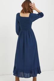 FatFace Blue Adele Midi Dress - Image 2 of 5