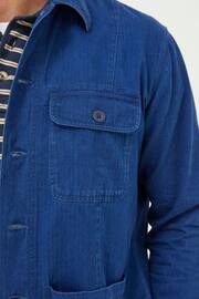 FatFace Blue Worker Jacket - Image 4 of 6