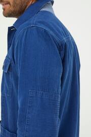 FatFace Blue Worker Jacket - Image 5 of 6