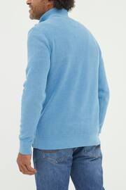 FatFace Blue Berwick Half Neck Jumper - Image 2 of 5