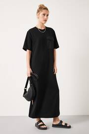 Hush Black Steph Midi T-shirt Dress - Image 1 of 5
