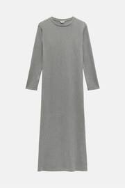 Hush Grey Mel Ribbed Maxi Jersey Dress - Image 5 of 5