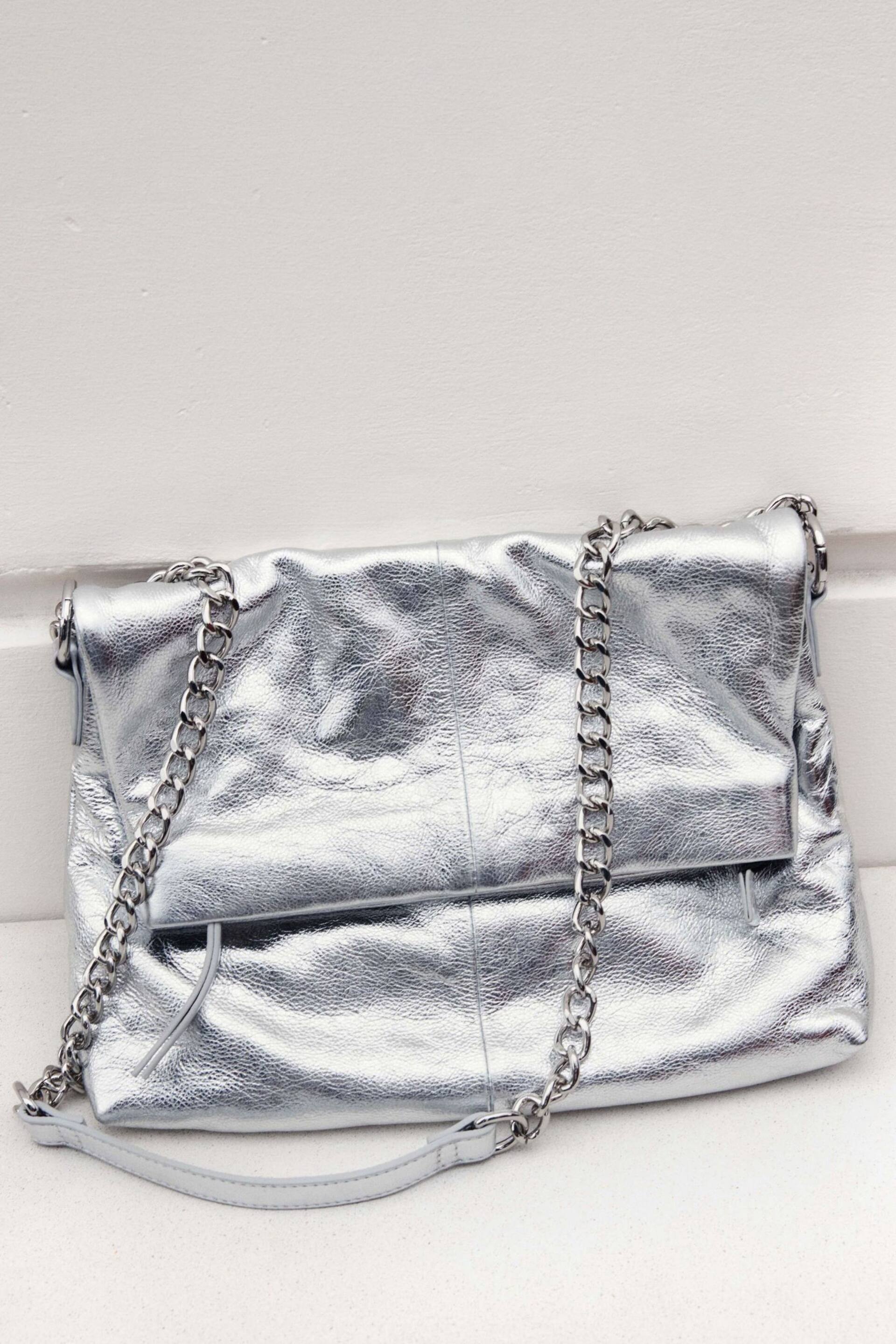 Hush Silver Perrie Chain Cross-body Bag - Image 3 of 5