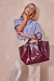 Burgundy Red Shopper Bag - Image 1 of 9