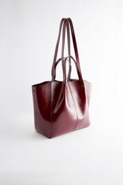 Burgundy Red Shopper Bag - Image 5 of 9