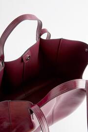 Burgundy Red Shopper Bag - Image 8 of 9