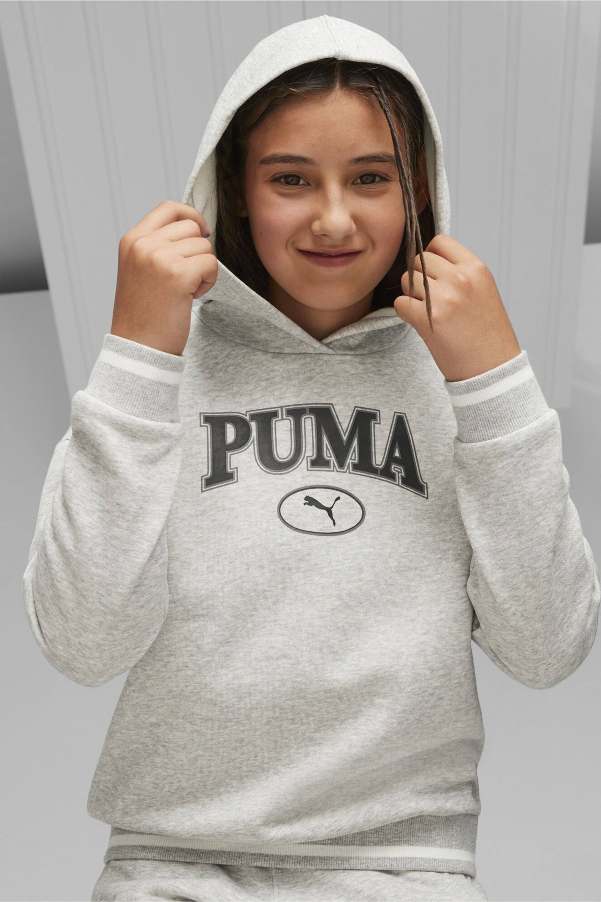 Puma Grey Youth Hoodie - Image 1 of 5