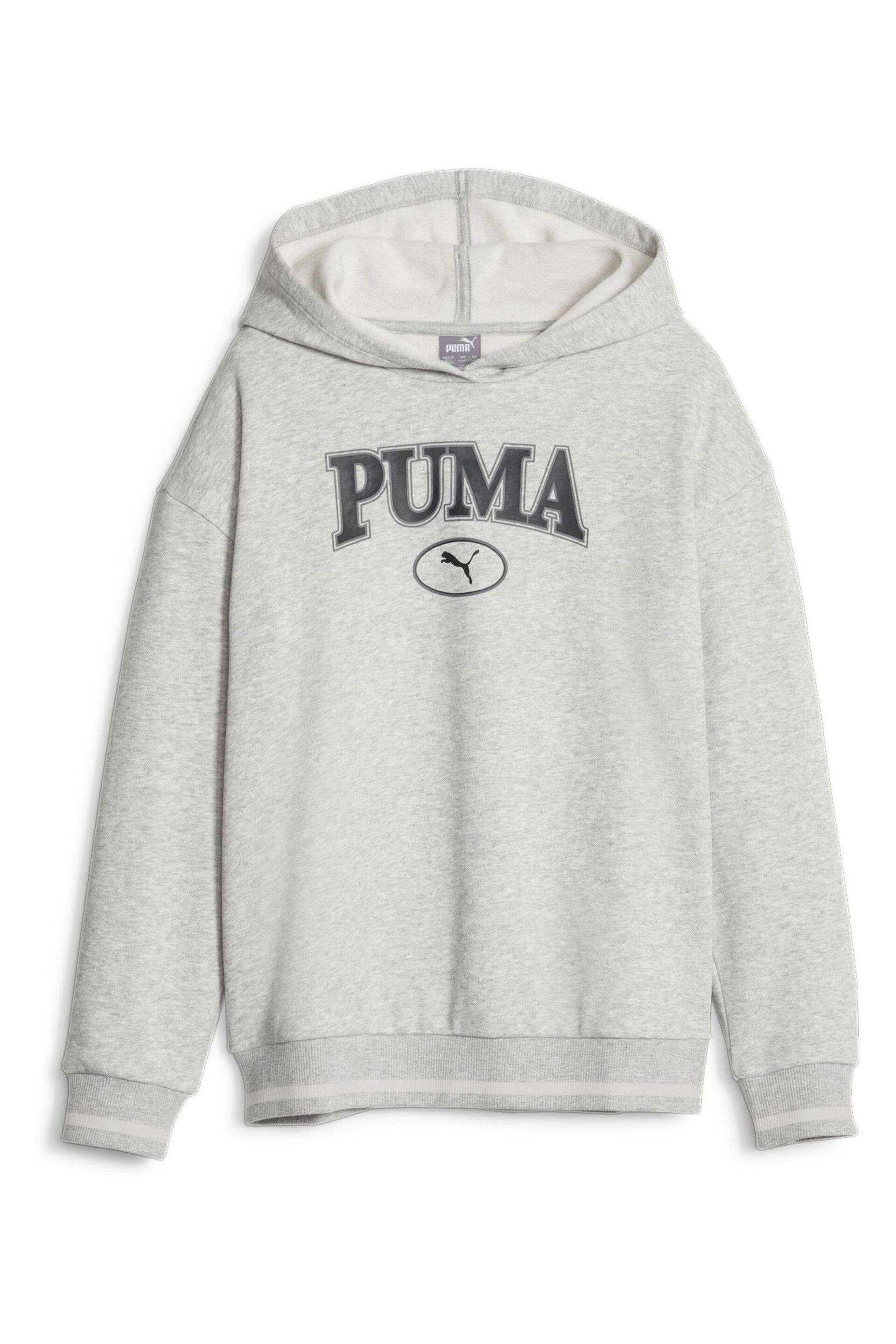 Puma Grey Youth Hoodie - Image 4 of 5