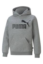 Puma Grey Essentials Big Logo Youth Hoodie - Image 1 of 2