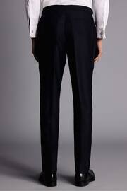 Charles Tyrwhitt Black Chrome Slim Fit Dinner Suit Trosusers - Image 2 of 3