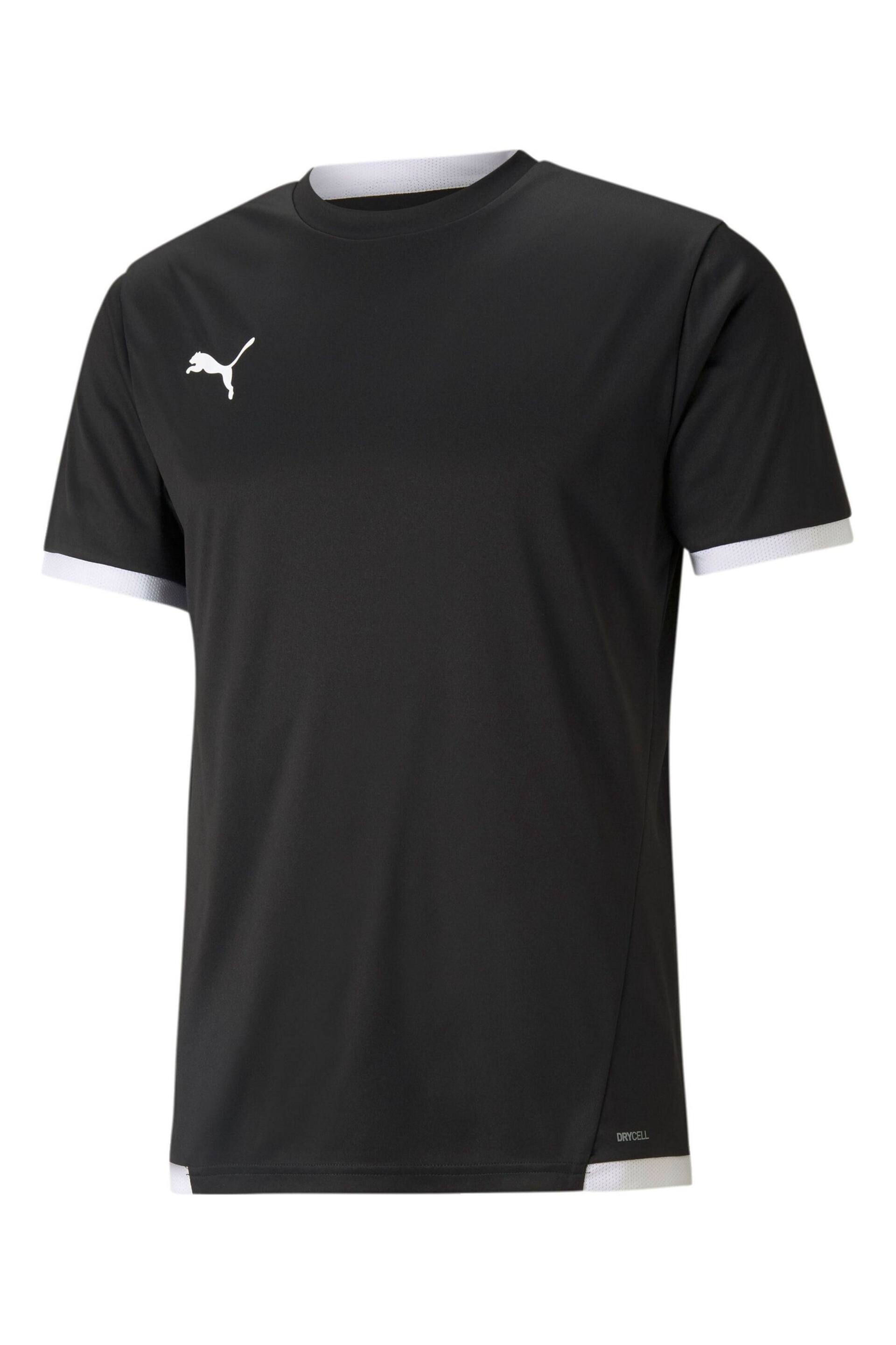 Puma Black teamLIGA Mens Football Jersey - Image 1 of 2