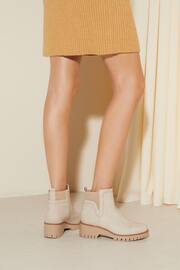 Friends Like These Cream Low Wedge Chelsea Ankle Boot - Image 4 of 4