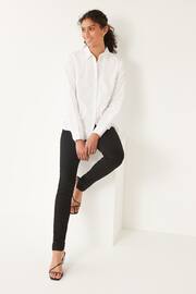 Pieces White Classic Oxford Workwear Shirt - Image 4 of 5