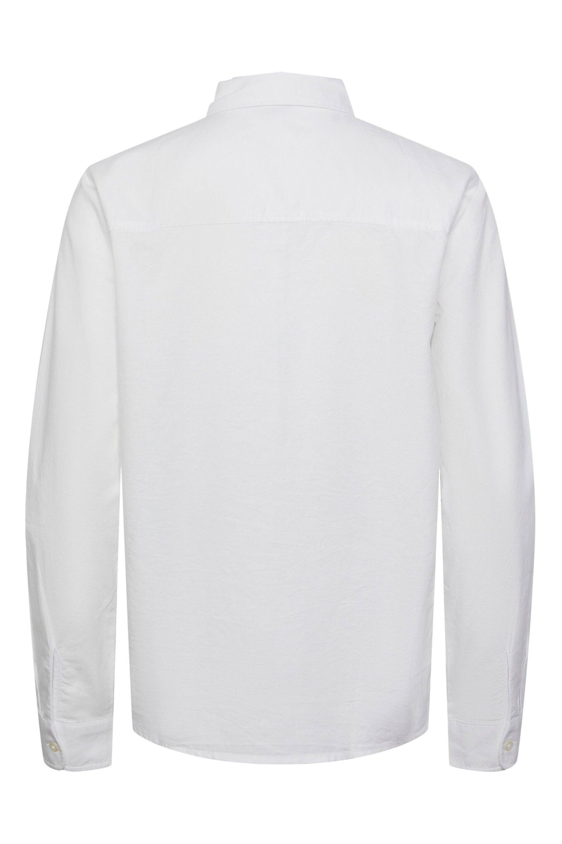 Pieces White Classic Oxford Workwear Shirt - Image 5 of 5
