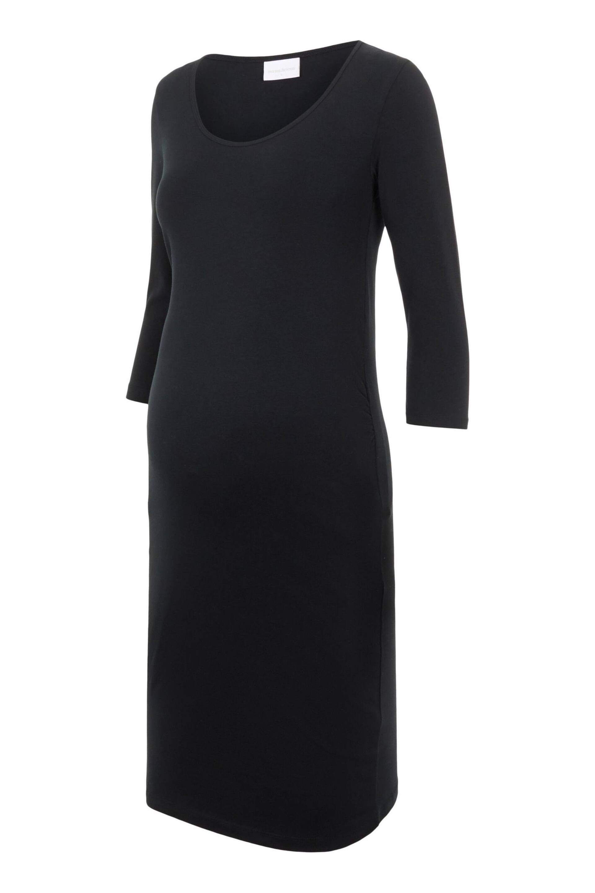 Mamalicious Black 3/4 Sleeve Maternity Dress - Image 5 of 5