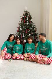 Society 8 Green Elf Matching Family Elf Christmas PJ Set - Image 2 of 5