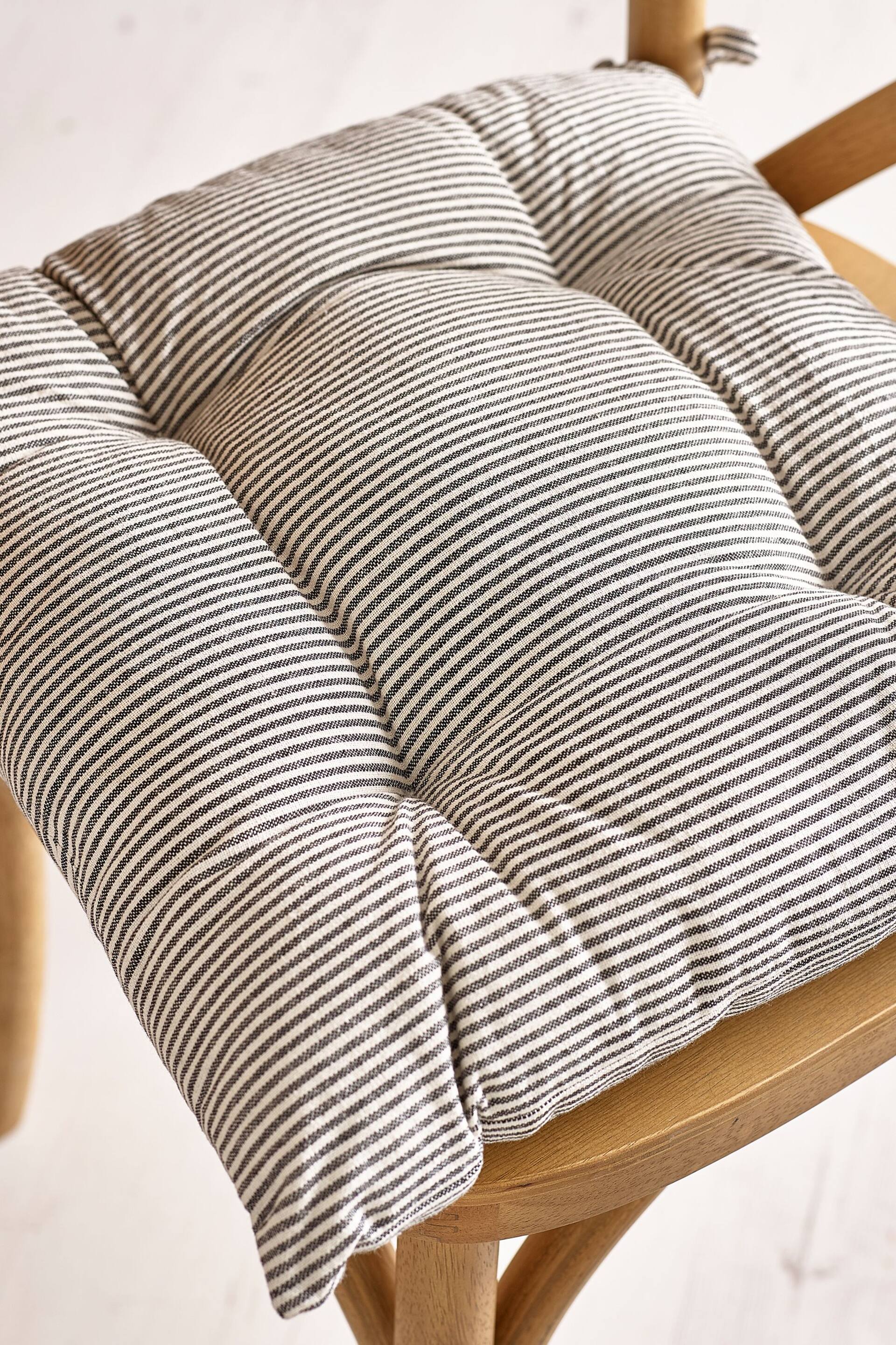 Bronx Stripe Bronx Stripe Kitchen Set of 2 Seat Cushions Seat Cushions - Image 2 of 3