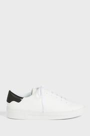 Ted Baker White Tumbled Kimmii Leather Trainers - Image 1 of 3