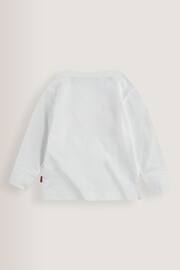 Levi's® White Baby Long Sleeved Batwing T-Shirt - Image 2 of 4
