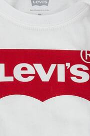 Levi's® White Baby Long Sleeved Batwing T-Shirt - Image 4 of 4
