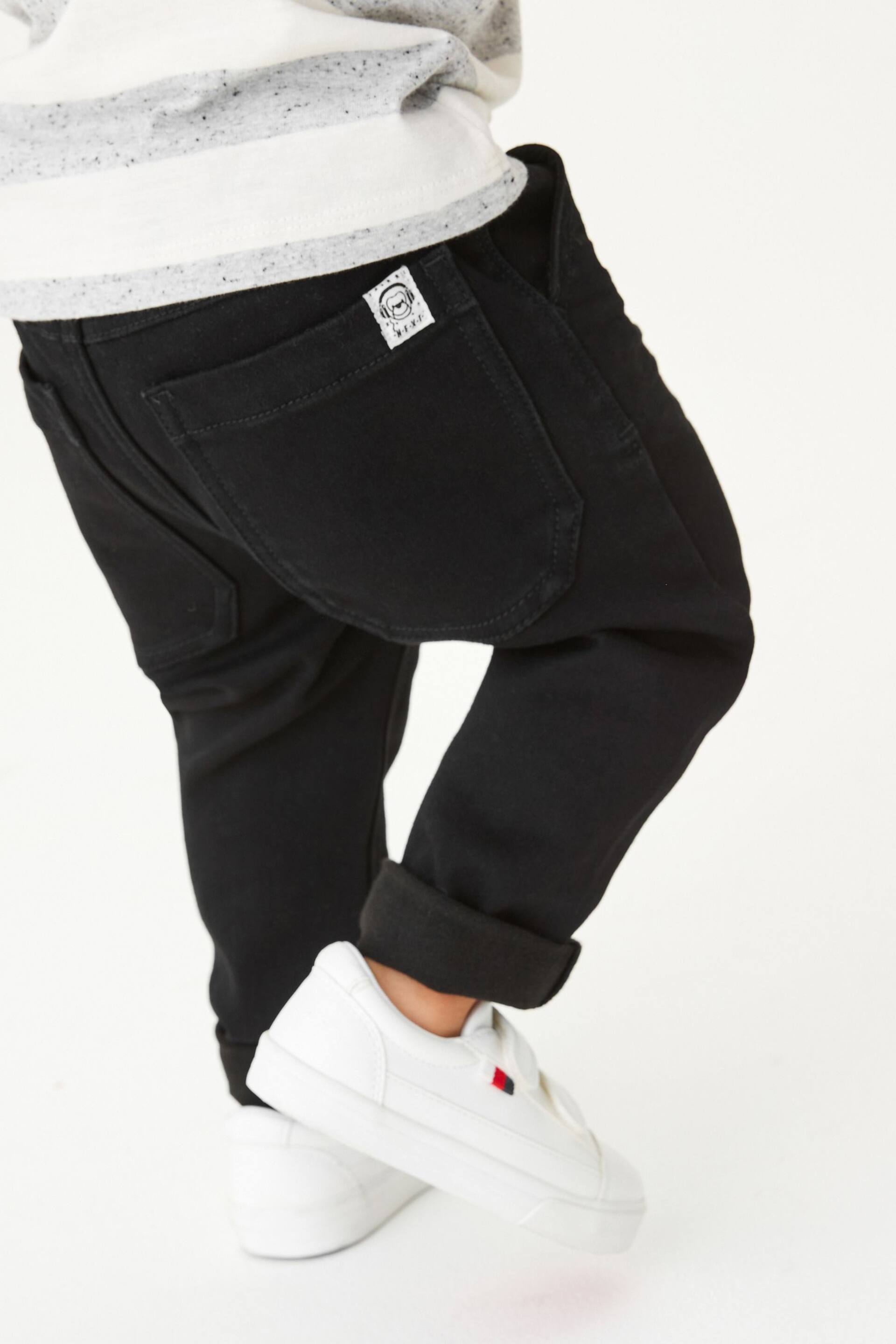 Black Super Soft Pull On Jeans With Stretch (3mths-7yrs) - Image 5 of 8