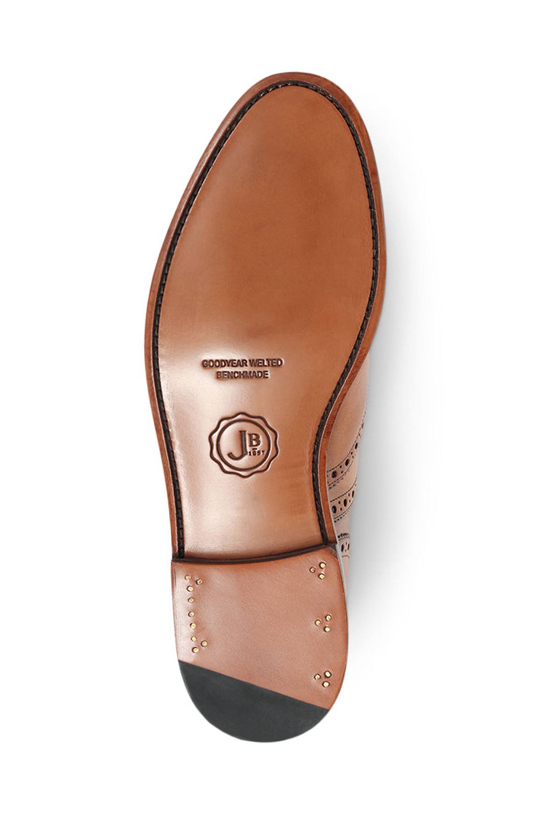 Jones Bootmaker Tan Gents Leather Lace Smart Shoes - Image 6 of 6