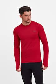 Tog 24 Red Snowdon Thermal Zip Neck Saga T-Shirt - Image 1 of 6