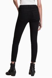 AllSaints Black Miller Sizeme Jeans - Image 2 of 8