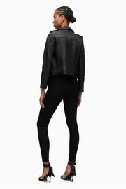 AllSaints Black Miller Sizeme Jeans - Image 4 of 8