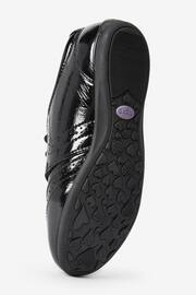 Black Patent Standard Fit (F) School Leather Lace-Up Brogues - Image 7 of 9