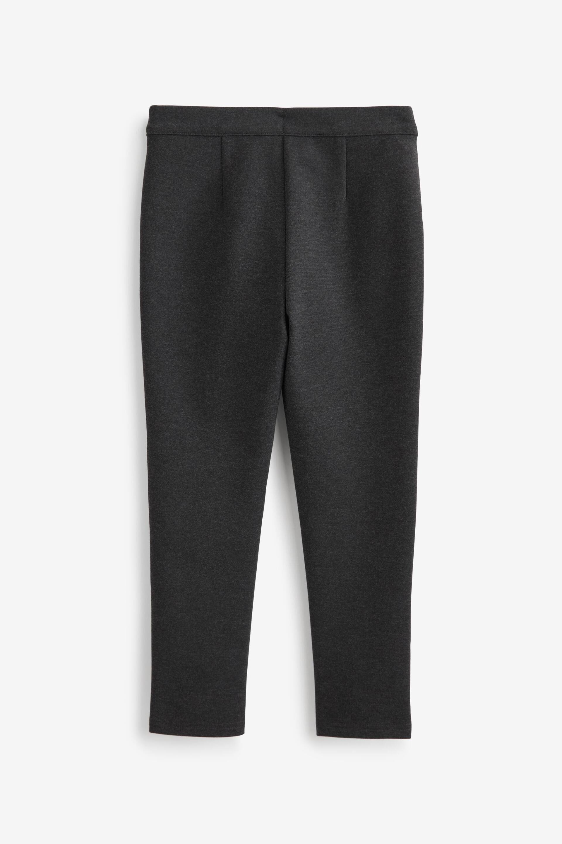 Grey Jersey Stretch Pull-On Skinny School Trousers (3-16yrs) - Image 5 of 6