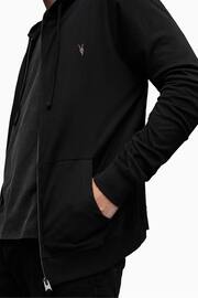 AllSaints Black Brace Hoodie - Image 5 of 6