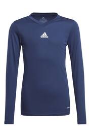 adidas Blue Team Base T-Shirt - Image 6 of 10