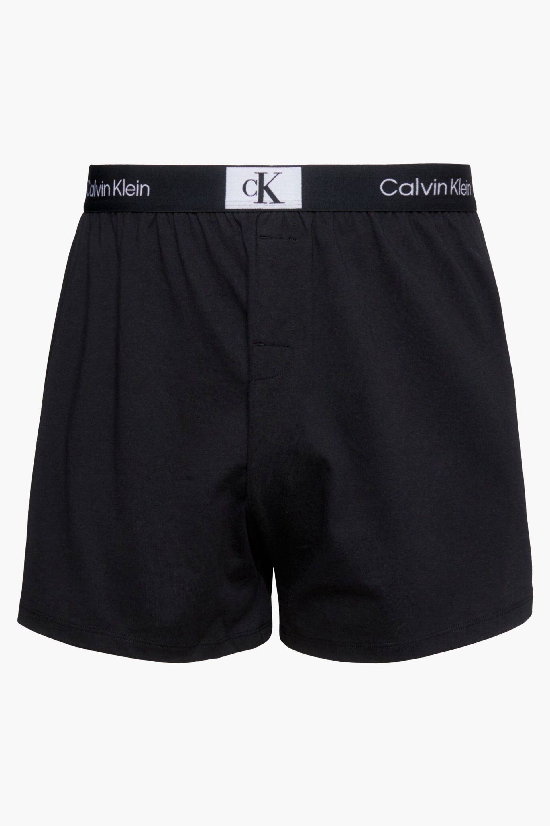 Calvin Klein Black Sleep Shorts - Image 4 of 5