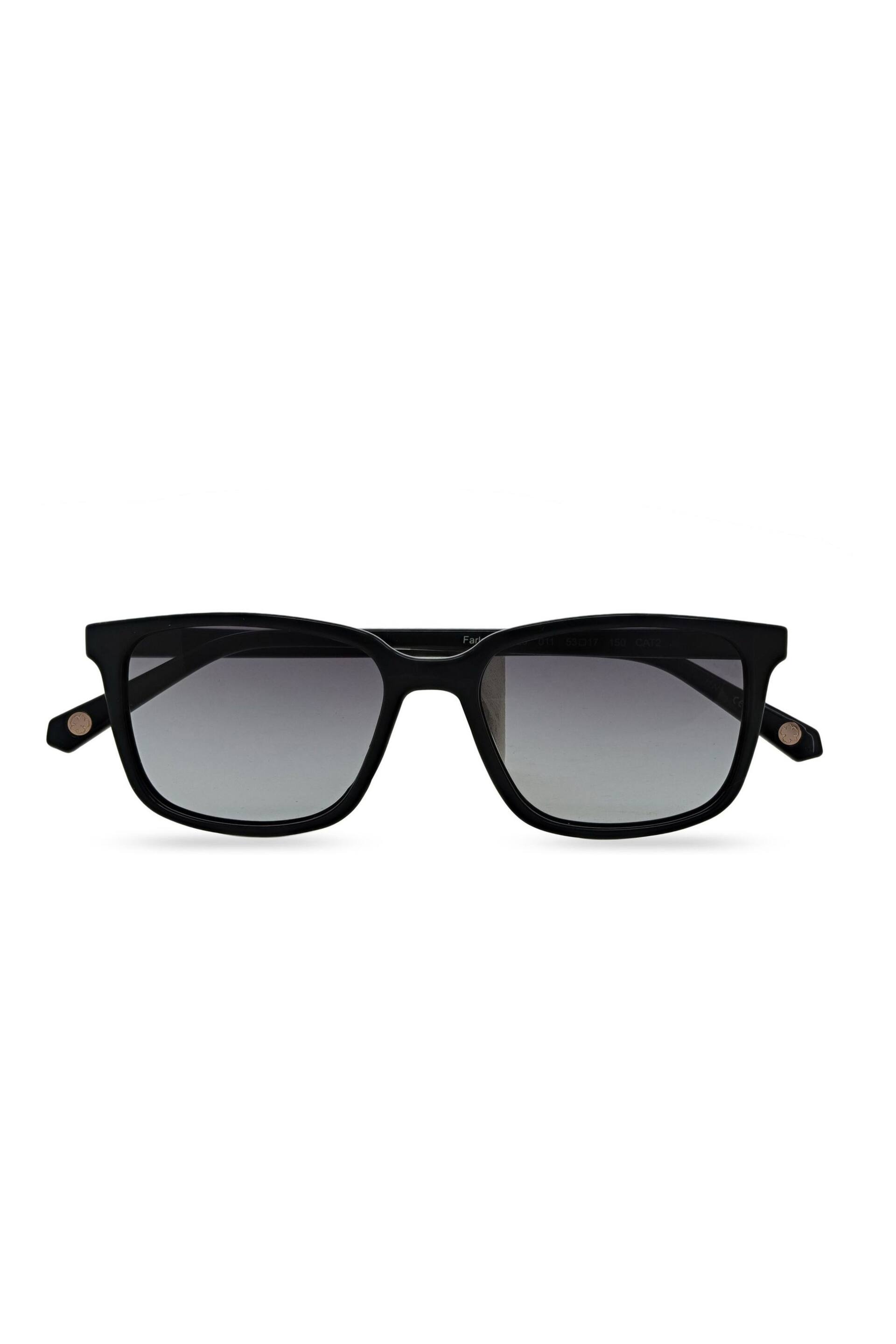 Ted Baker Black Classic Mens Sunglasses with Contrast Temples - Image 2 of 5