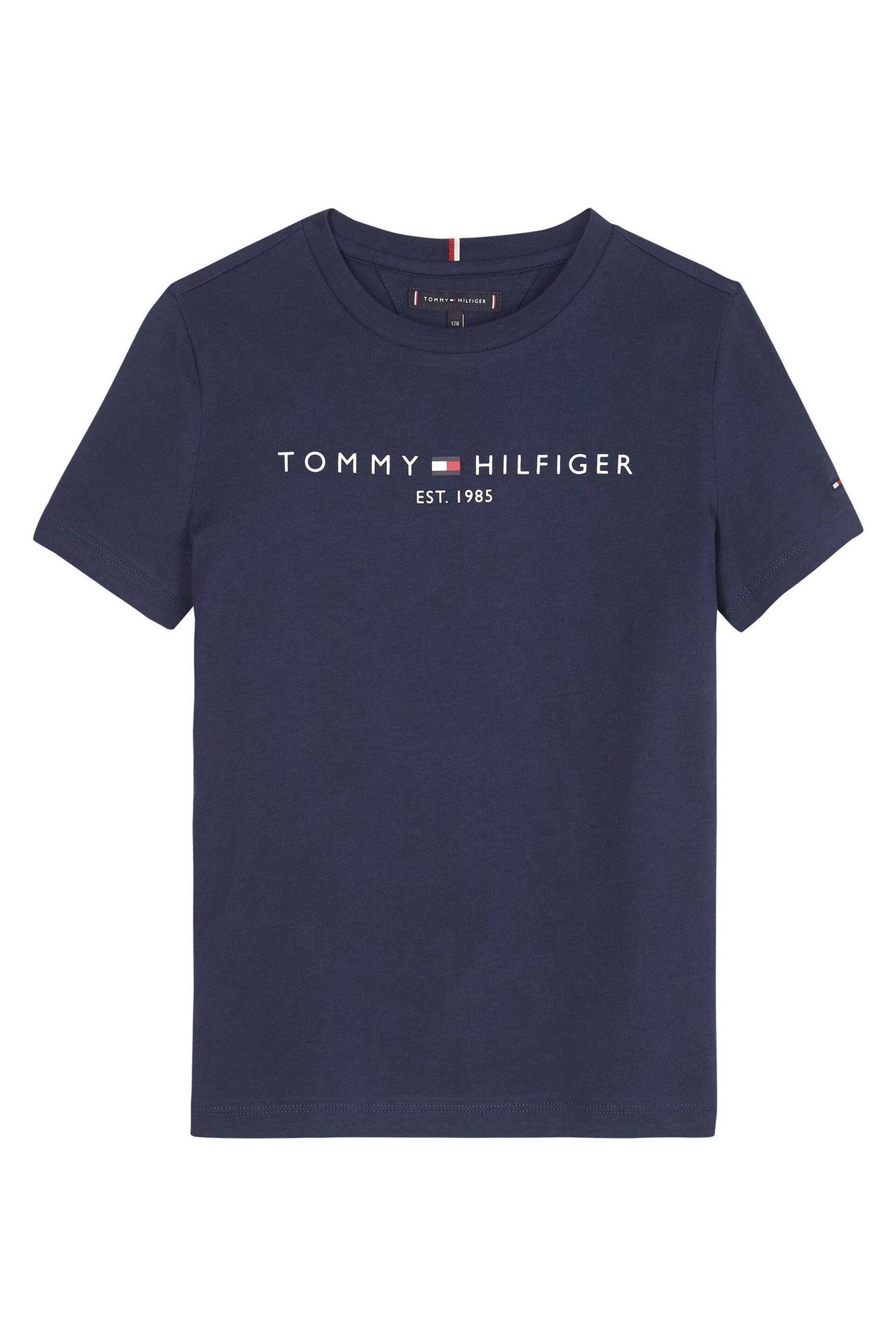 Tommy Hilfiger Blue Essential T-Shirt - Image 1 of 2