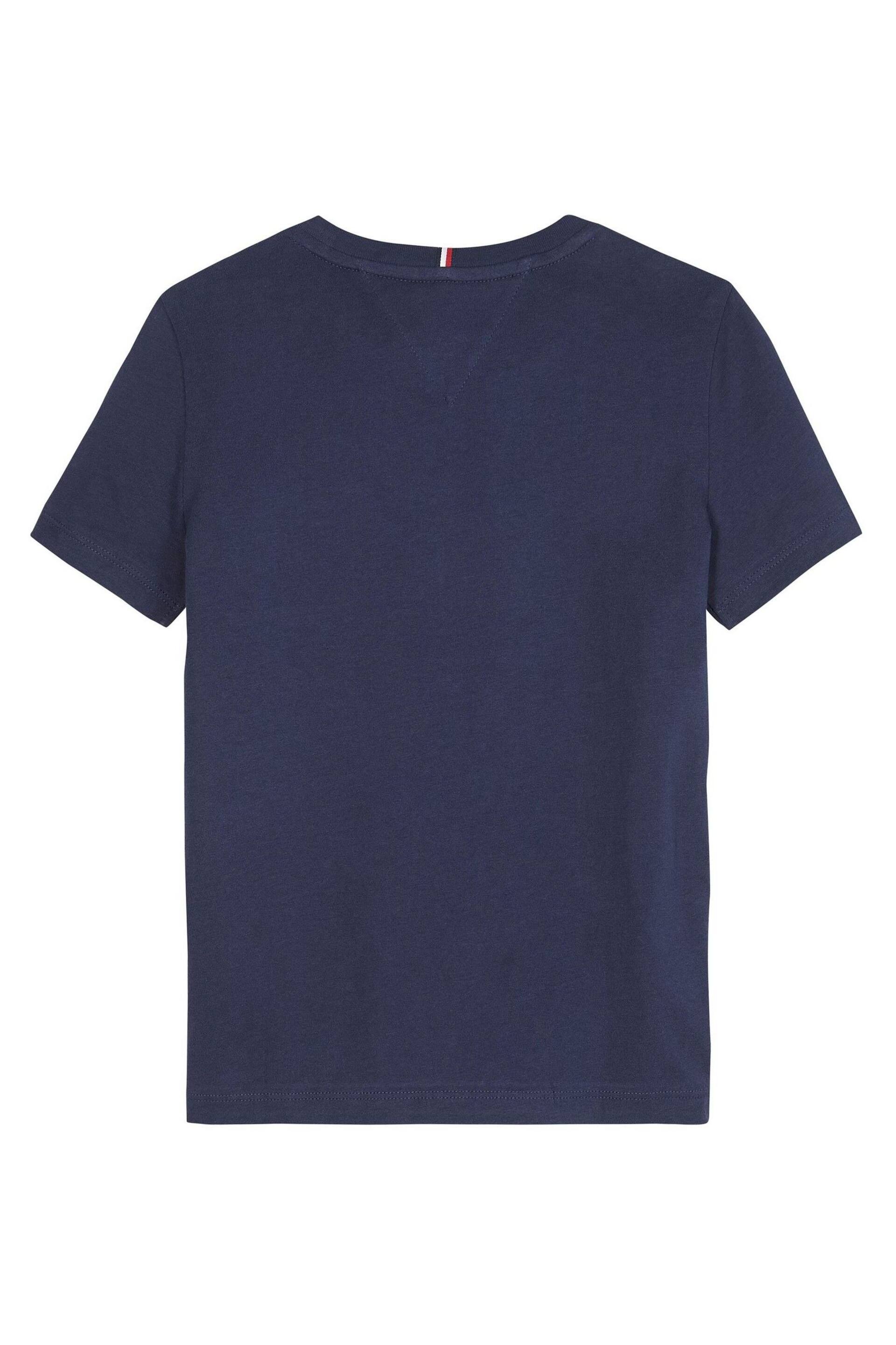 Tommy Hilfiger Blue Essential T-Shirt - Image 2 of 2