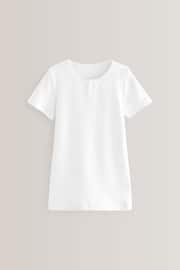 White Thermal 2 Pack Bow Trim T-Shirts (2-16yrs) - Image 2 of 4