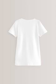 White Thermal 2 Pack Bow Trim T-Shirts (2-16yrs) - Image 3 of 4